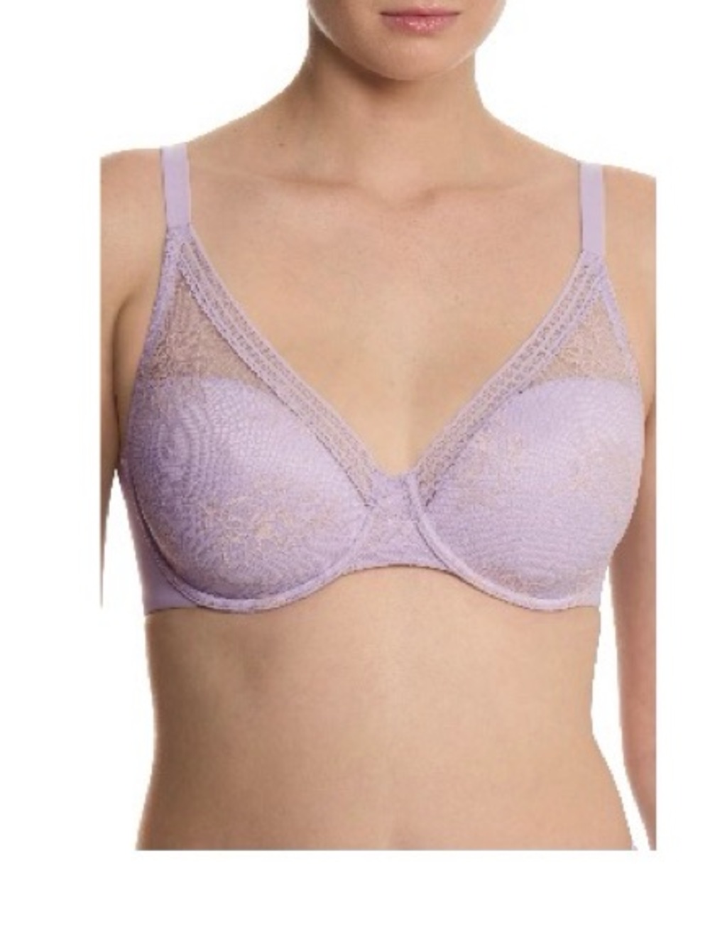 Natori Love Lace Back Smoothing Plunge T-Shirt Bra
